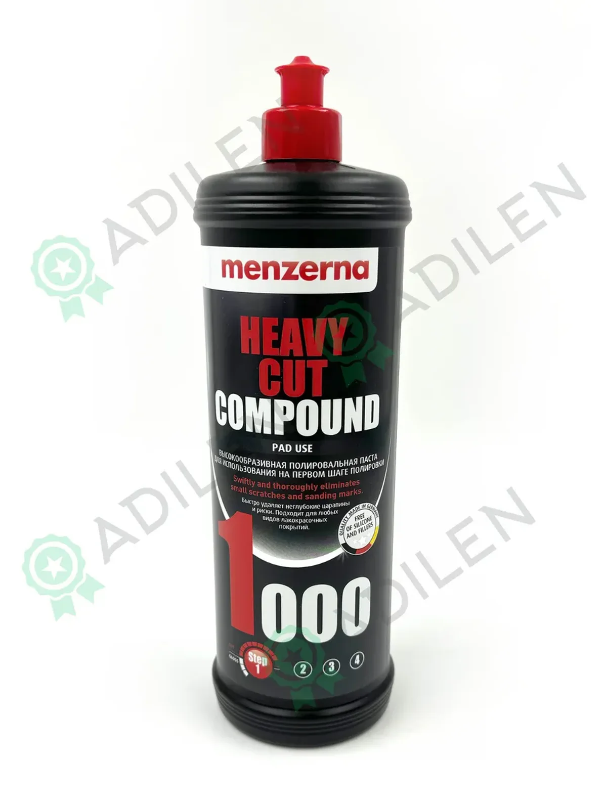 Полировальная паста Мензерна 1000 HEAVY CUT COMPOUND 1 л — фото 5
