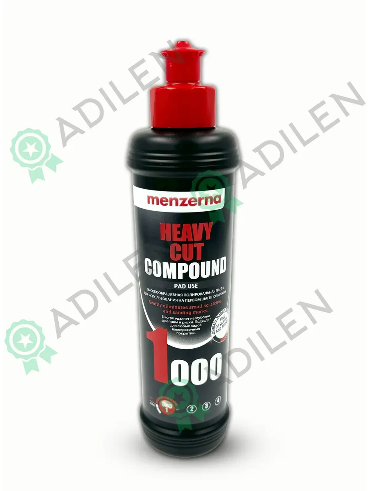 Полировальная паста Мензерна HEAVY CUT COMPOUND 1000 250 мл — фото 4