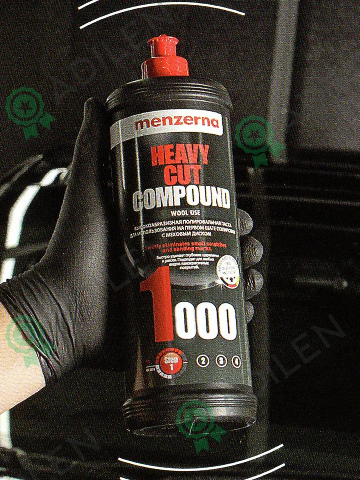 Полировальная паста Мензерна 1000 HEAVY CUT COMPOUND 1 л — фото 4