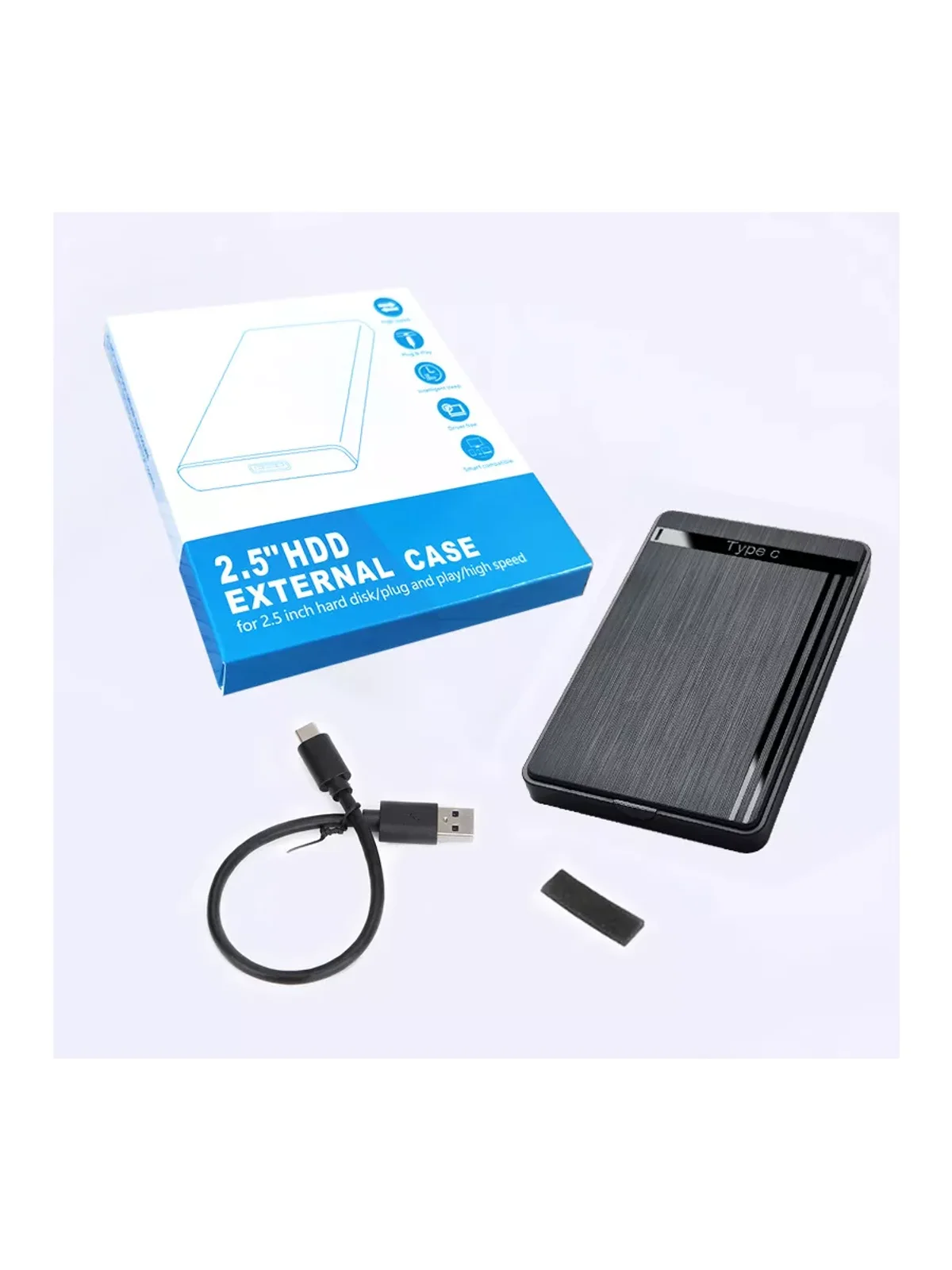 Корпус для жесткого диска TYPE-C бокс для hdd ssd 2.5 — фото 2