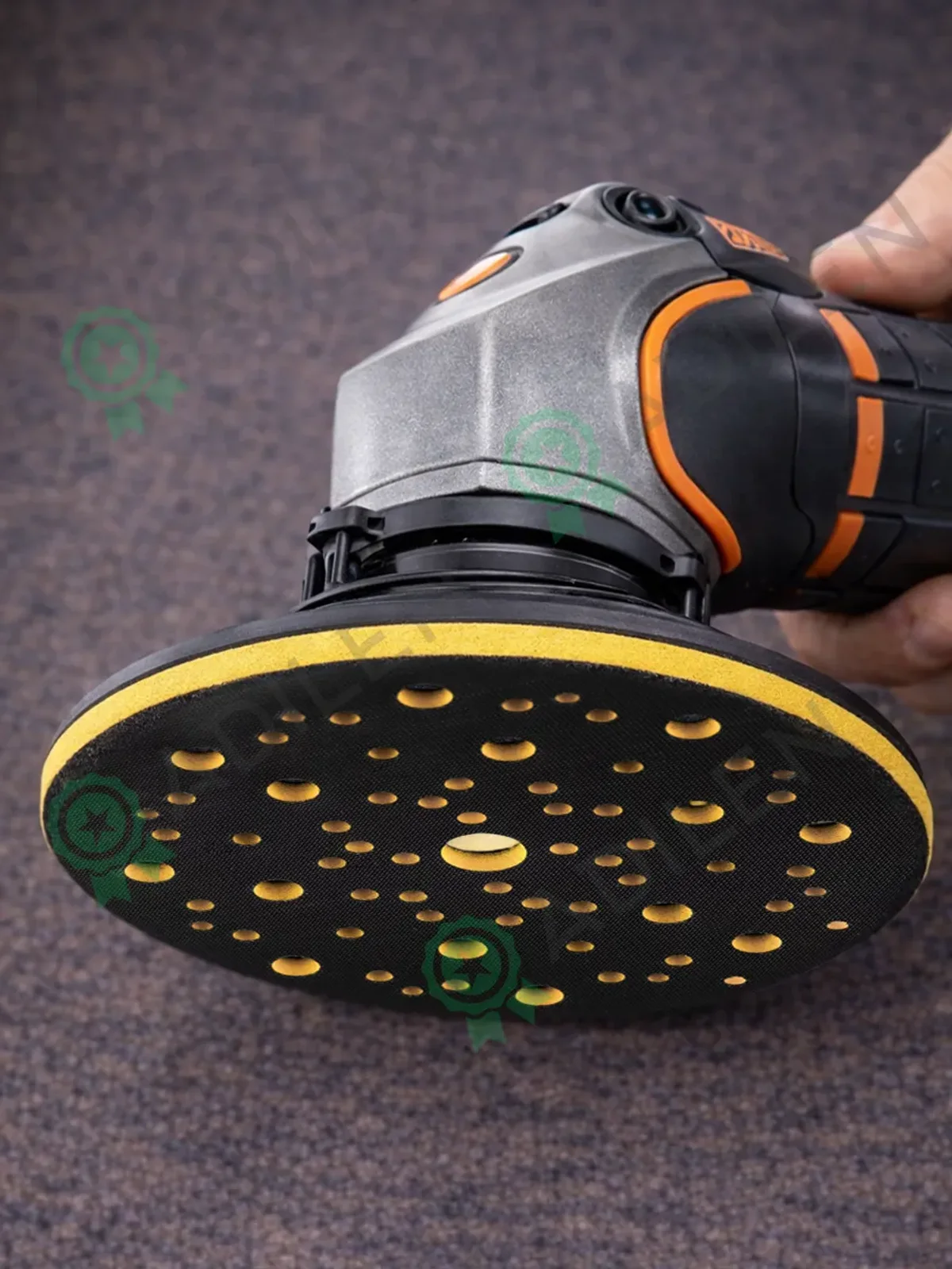 Мягкая защитная подложка для шлифмашины VELCRO 10мм 150 мм — фото 3