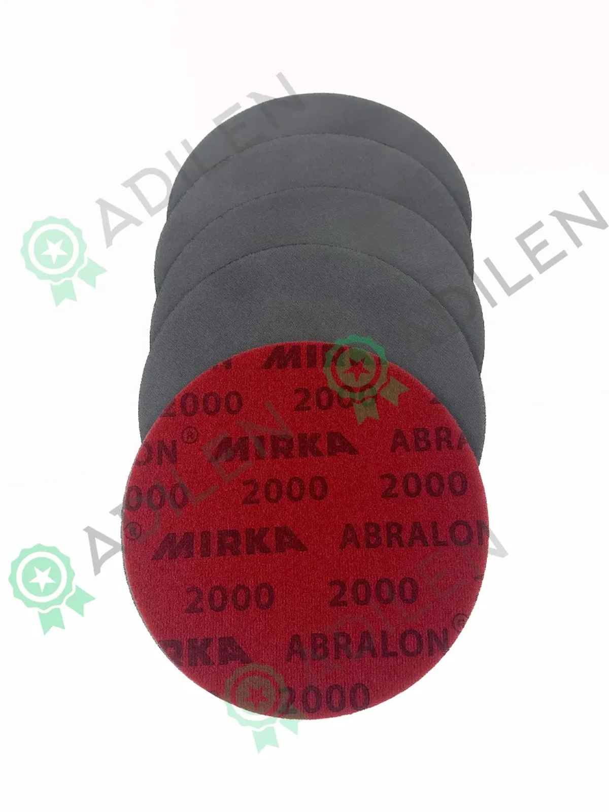 Шлифовальный круг ABRALON Р2000 150мм на поролоне 5 шт — фото 3