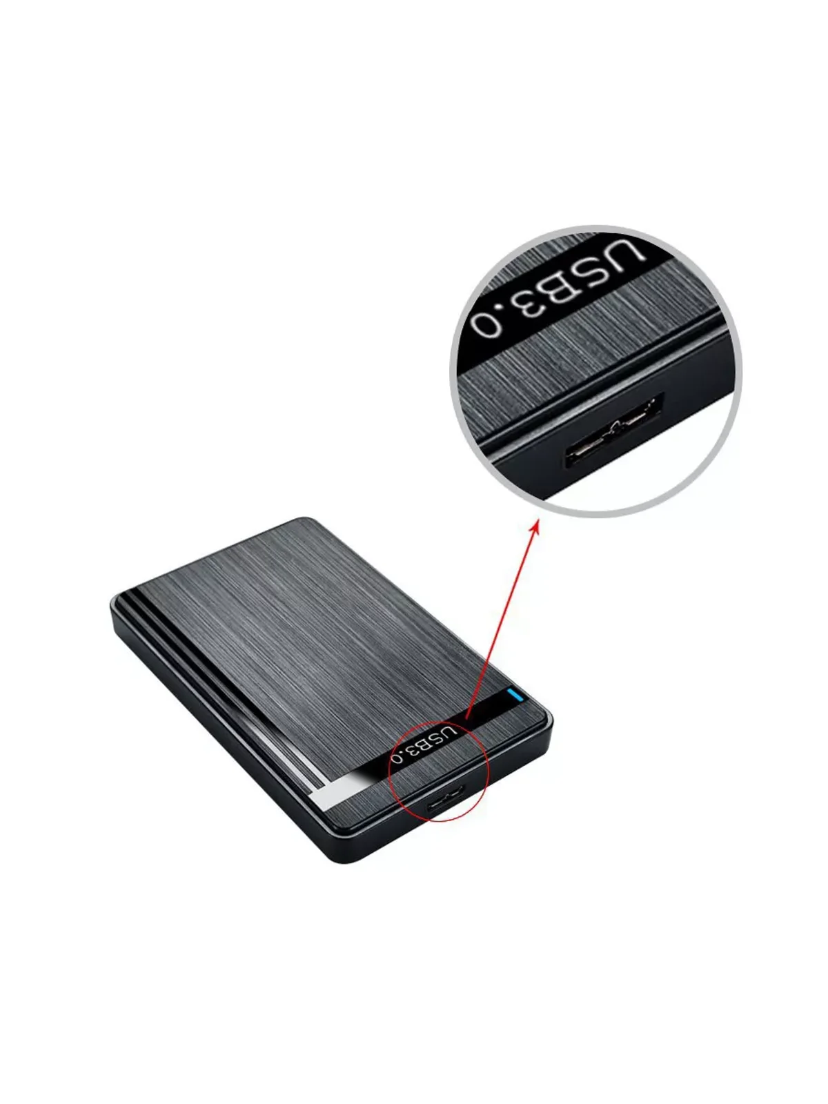 Корпус для жесткого диска внешний бокс для hdd ssd 2.5 — фото 4