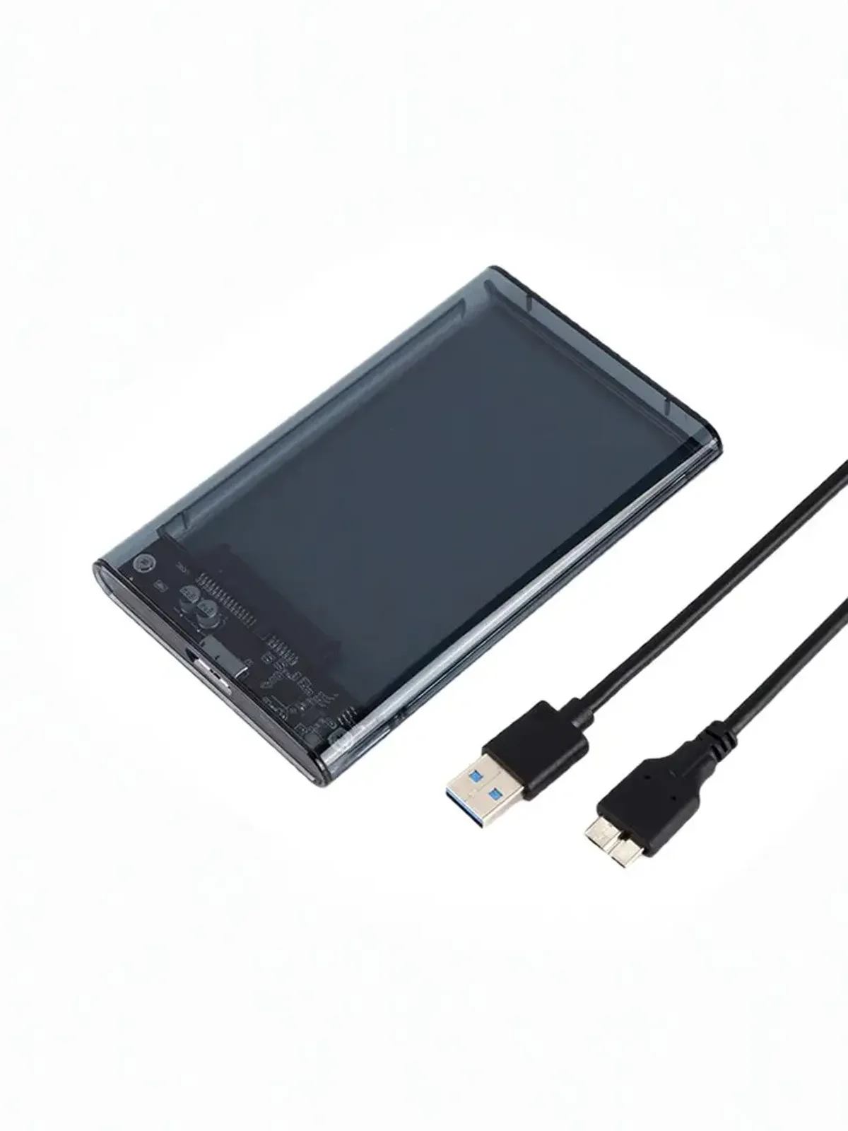 Внешний бокс коробка для жесткого диска HDD SSD ССД 2.5 — фото 2