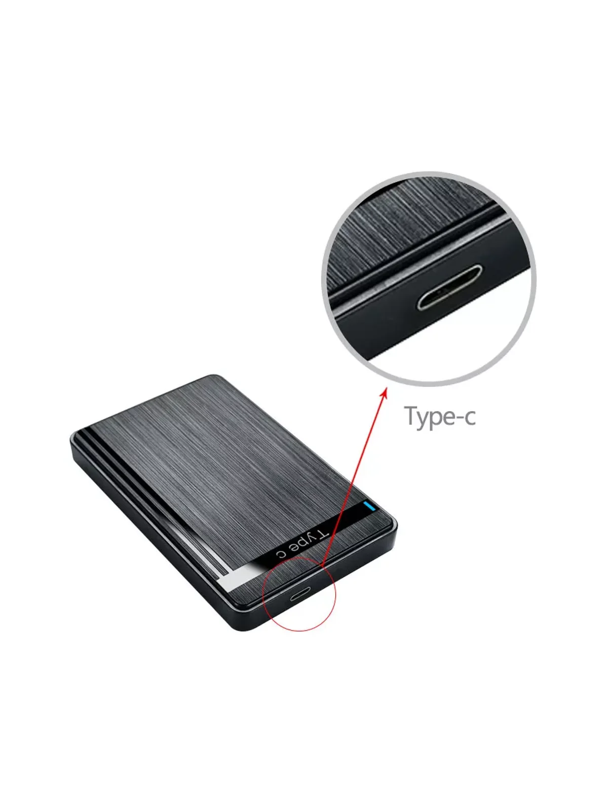 Корпус для жесткого диска TYPE-C бокс для hdd ssd 2.5 — фото 6