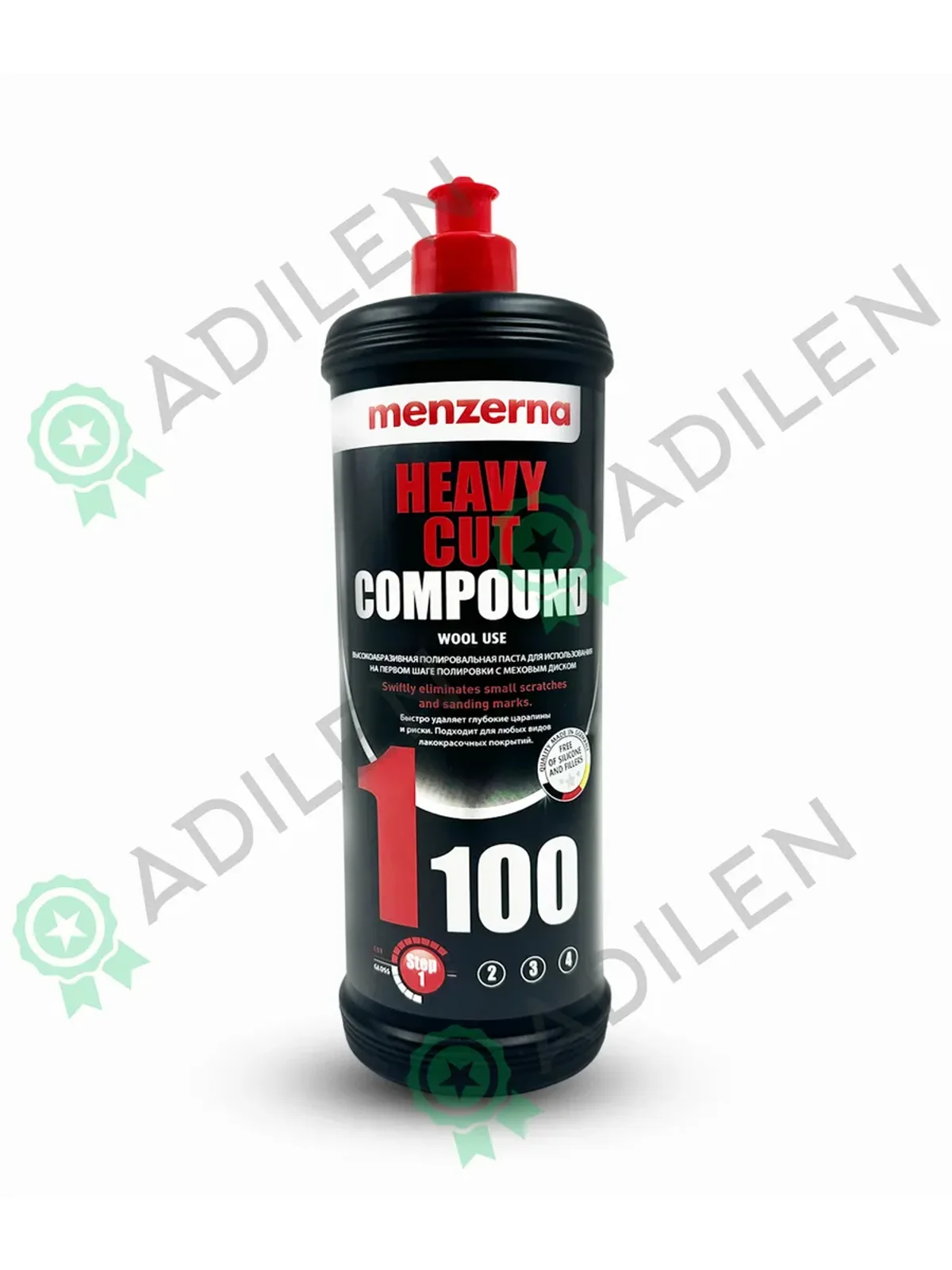 Полировальная паста Мензерна HEAVY CUT COMPOUND 1100 (1 кг) — фото 4