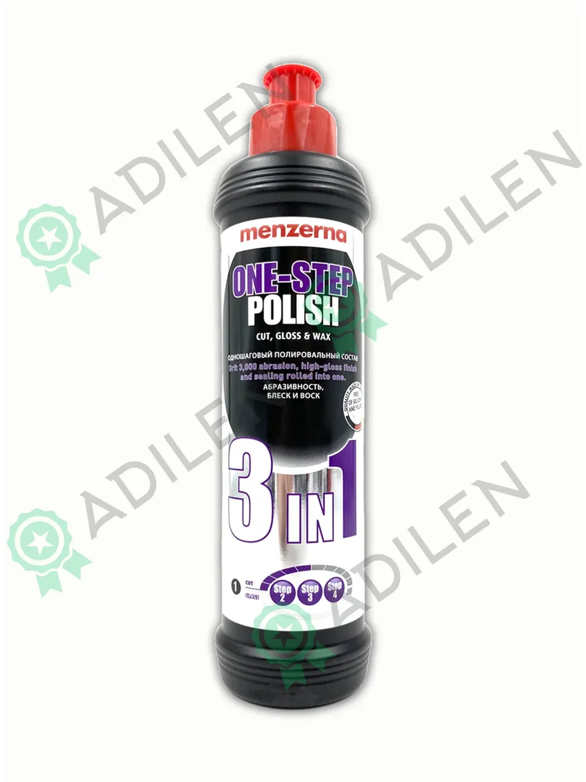 Полировальная паста one-step polish 3 in 1 Мензерна 250 мл — фото 3