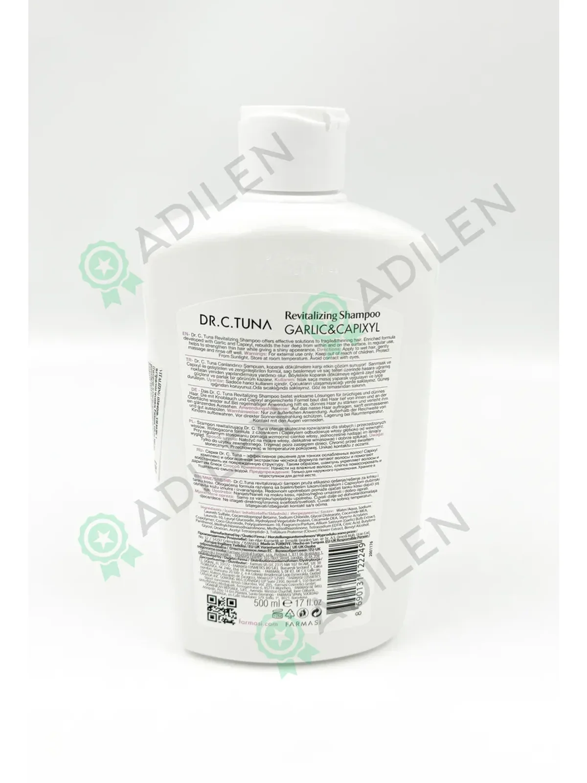 Фармаси шампунь чесночный 500 мл против перхоти и выпадения — фото 5