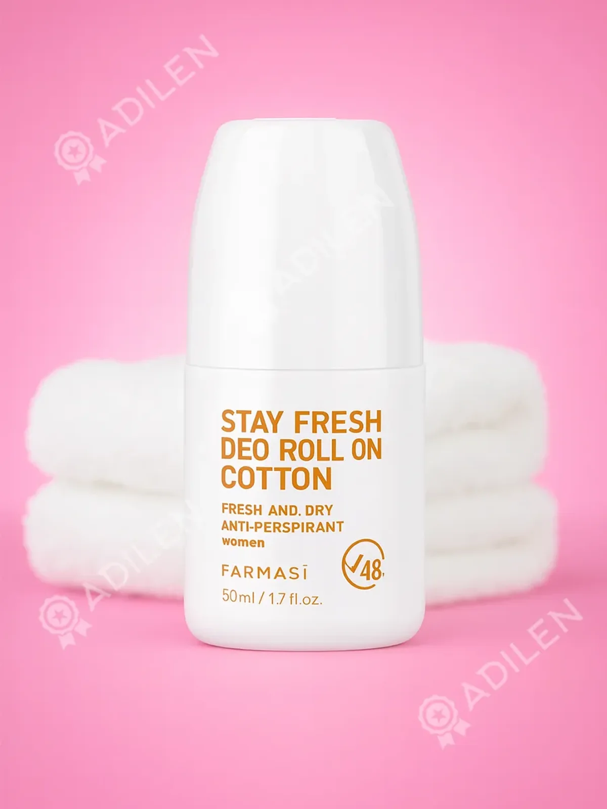 Роликовый антиперспирант FARMASI Cotton для неё 50 мл — фото 2